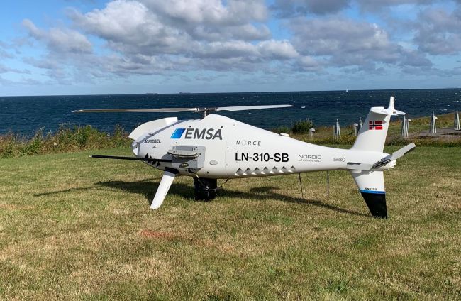Les drones RPAS continuent de surveiller les émissions des navires dans les eaux danoises