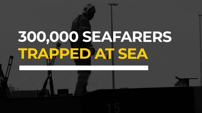 300 000 gens de mer piégés en mer