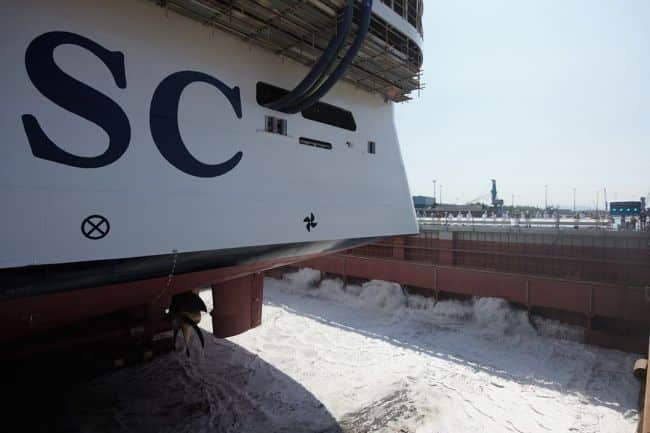 MSC Seashore Fincantieri flotte