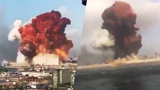 explosion de Beyrouth Liban 