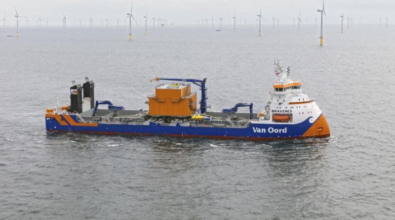 Van Oord adopte une technologie innovante pour réduire davantage les émissions de sa flotte - hydrogène - méthanol