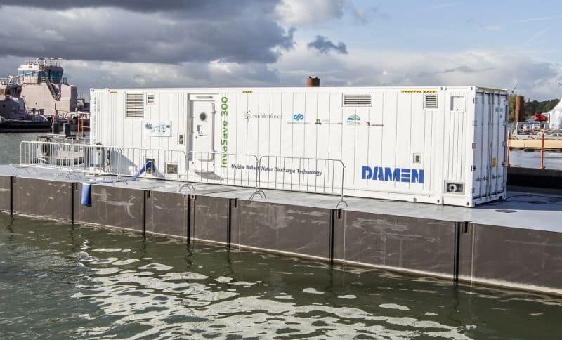 Damen InvaSave (LR) - L'investisseur climatique Two se joint à Damen pour lutter contre les espèces envahissantes dans les eaux de ballast