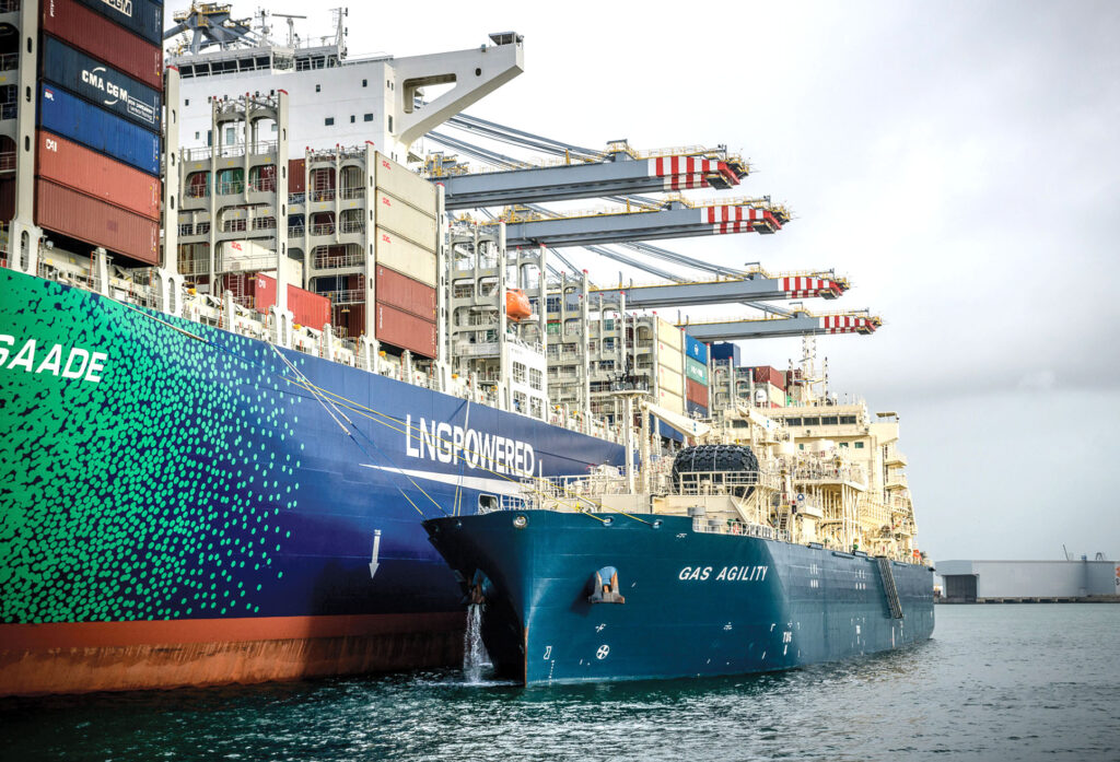 SEA-LNG: une étude confirme que le GNL réduit les émissions de GES du transport maritime