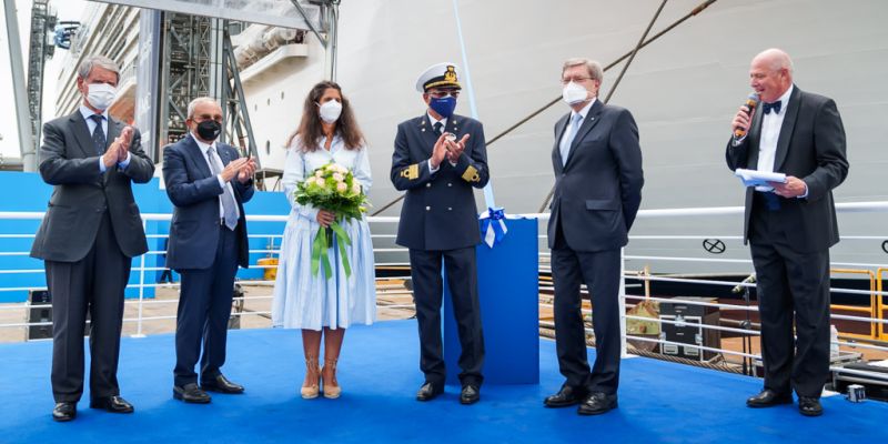 Cérémonie de livraison du MSC Seashore