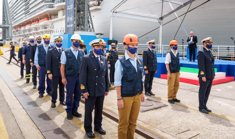 Équipe de livraison MSC Seashore