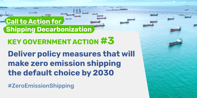 CTA pour la décarbonisation des transports maritimes