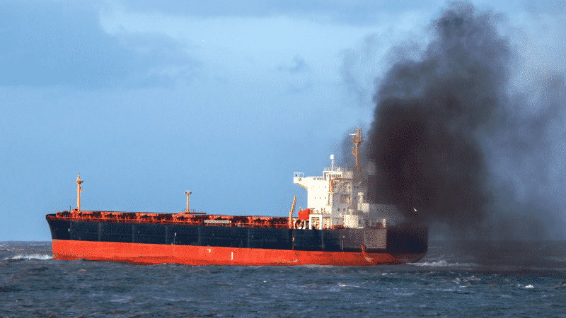 émissions du transport maritime - pollution