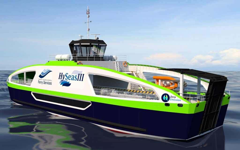 HYSEAS III ;  Le premier ferry à hydrogène en Europe progresse dans la conception