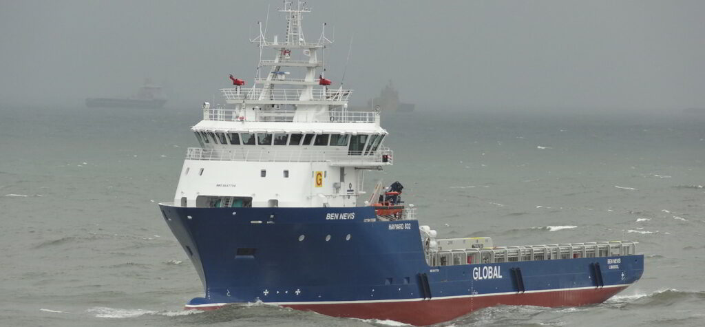 PSV Ben Navis; Avec l'aimable autorisation de Global Offshore Services