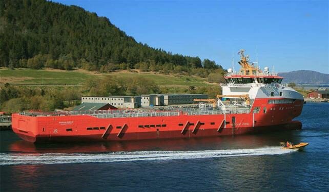 Serveur PSV Normand;  Avec l'aimable autorisation de Solstad Offshore