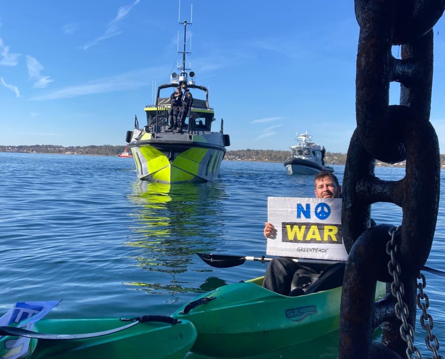 Militants de Greenpeace