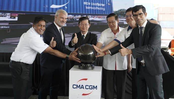 Le Groupe CMA CGM et Infinity lancent un nouveau service de trains-blocs Penang Padang Besar et un dépôt de conteneurs ouvert dans le port de Penang