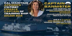 Cal Maritime nomeia sua primeira capitã de navio de treinamento