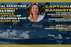 Cal Maritime nomme sa première femme capitaine de navire-école