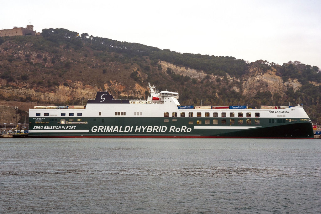 Navire Eco Adriatica GG5G (Avec l'aimable autorisation de Grimaldi Group)