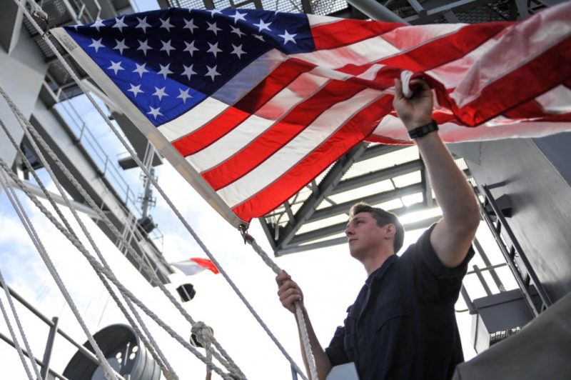 Navire sous pavillon américain